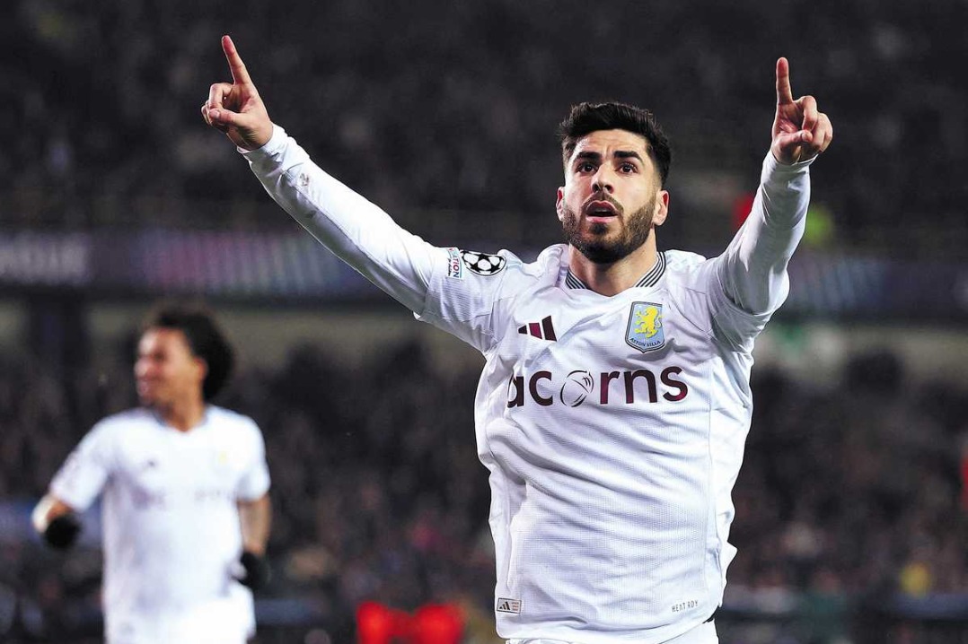 Late goals put Villa in command of Champions League tie against Brugge