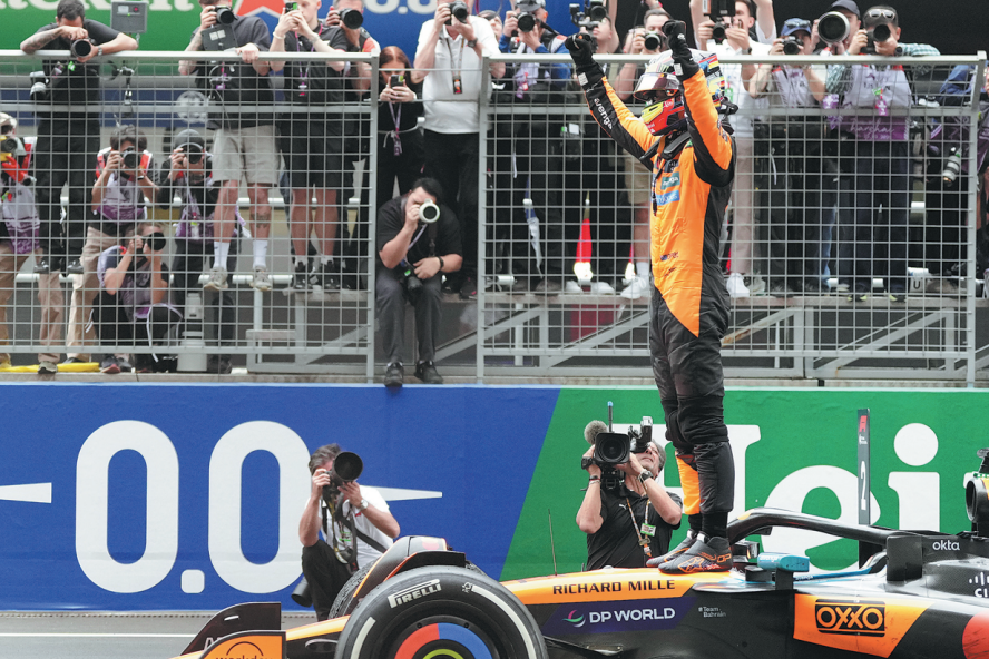 Piastri hails 'mega' McLaren after China one-two