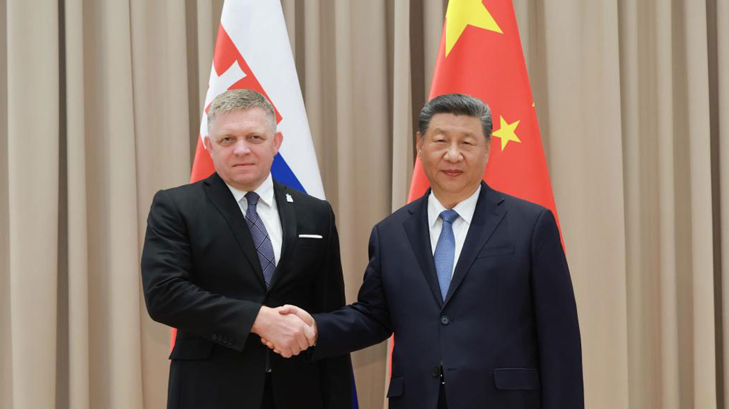 Xi says China ready to work with Slovakia to address challenges, safeguard intl justice