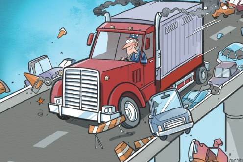 Demolition drive