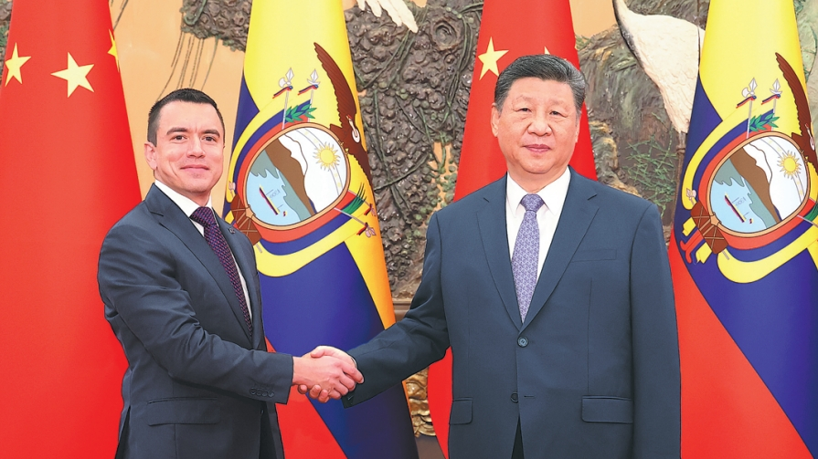 China, Ecuador to support each other's core interests