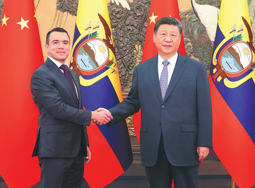 China, Ecuador to support each other's core interests