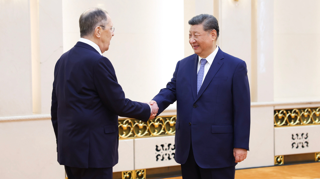 Xi meets Russian FM in Beijing