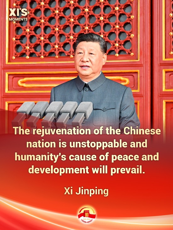 Xi: Carrying forward the spirit of peace and cooperation