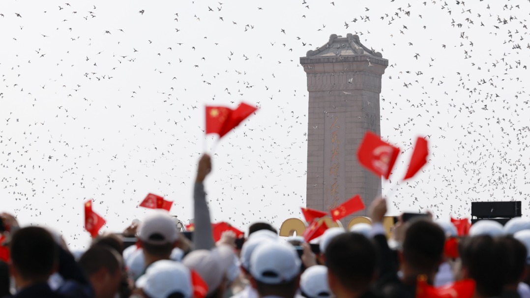 Xi: V-Day events bring positive energy