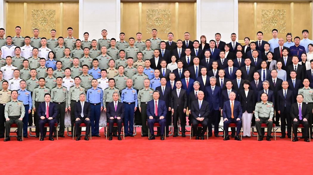 Xi: V-Day events bring positive energy