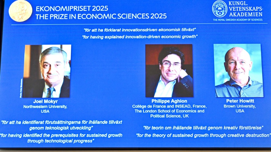 Three recipients share 2025 Nobel Prize in economics