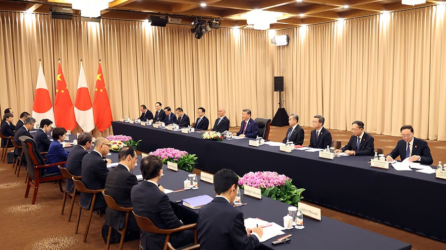Xi says China ready to work with Japan to build constructive, stable bilateral relations