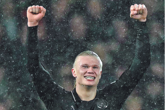 Haaland century makes EPL history in City's 9-goal thriller