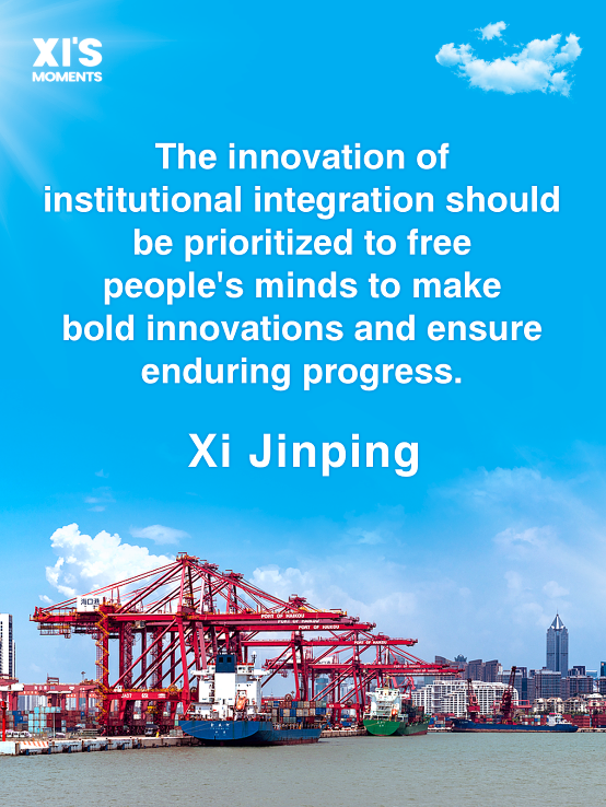 Xi on advancing high-level opening-up