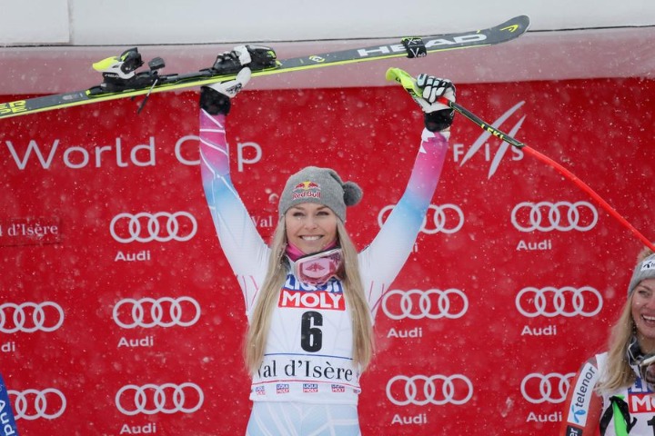 Vonn finally finds her flow in time for Pyeongchang - Chinadaily.com.cn