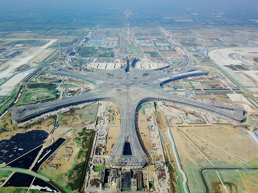 Beijing's second airport starts taking shape - Chinadaily.com.cn