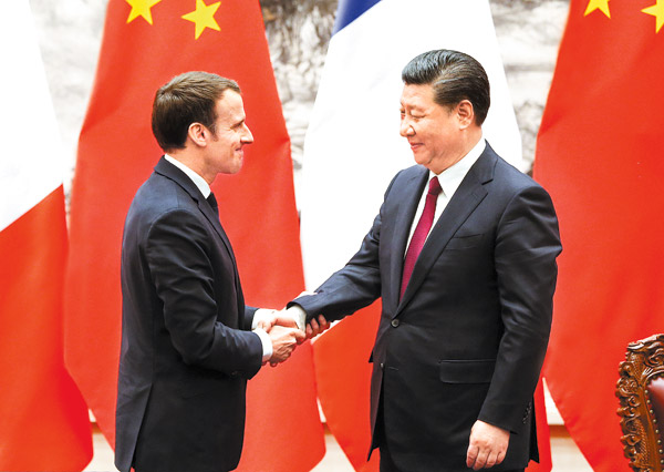 Xi, Macron celebrate joint progress - Chinadaily.com.cn