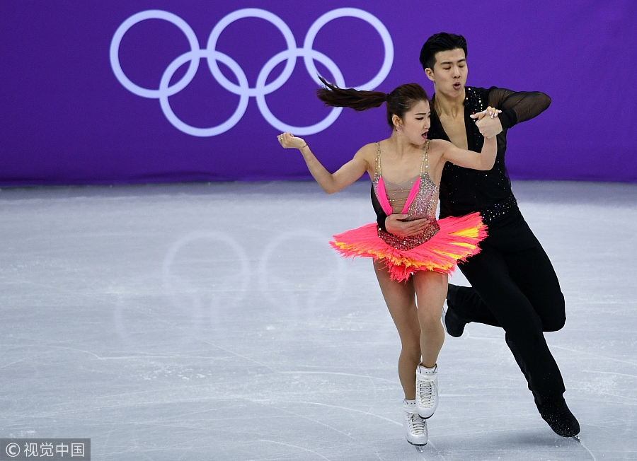 China held back in figure skating team event at Pyeongchang Olympics