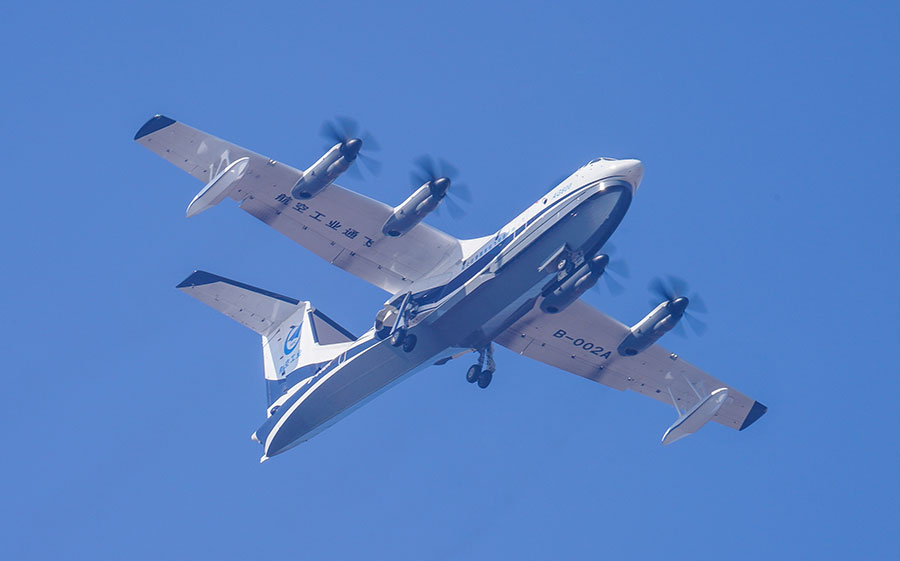 China aiming to deliver world's largest amphibious aircraft by 2022