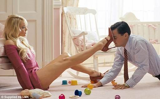 Australian bloggers suggested actress Margot Robbie appeared 'impossibly long-legged' in one of the main scenes in The Wolf of Wall Street
