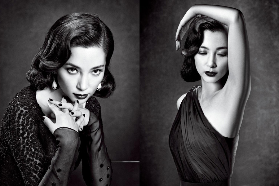 Art images: Female celebrities in black and white - Chinadaily.com.cn