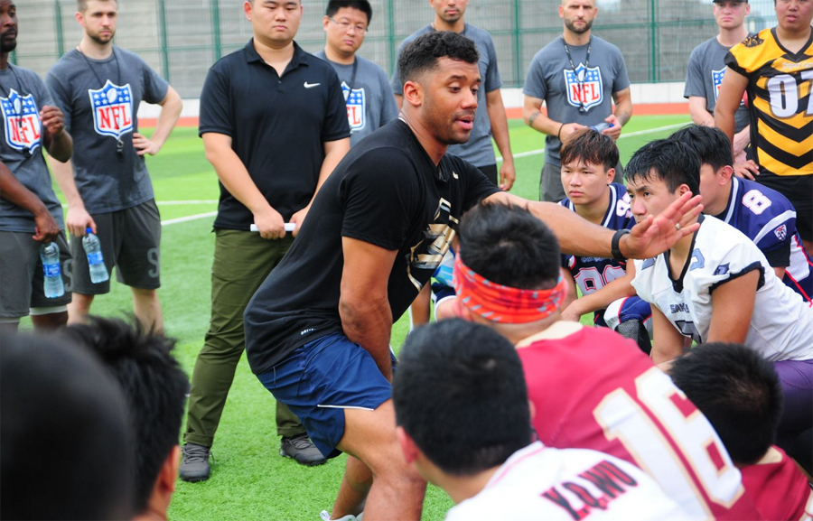 Russell Wilson in China