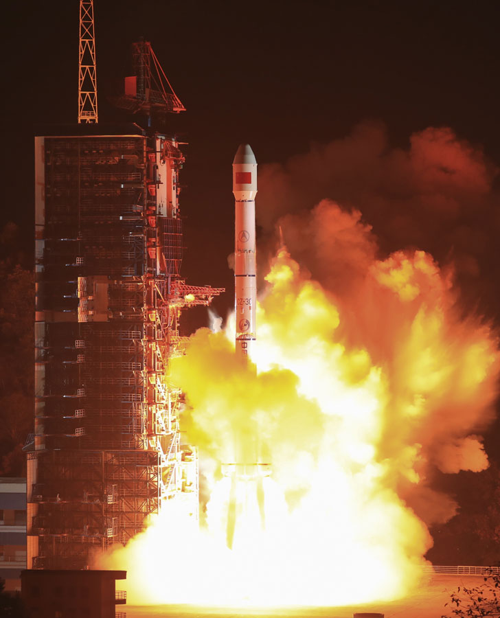 China launches telecommunication technology test satellite