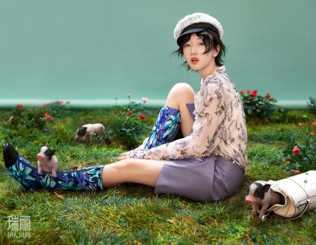 Actress Zhou Dongyu on the cover of fashion magazine - Chinadaily