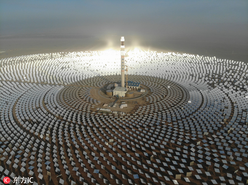 Molten Salt Solar Power Station Largest Of Its Kind Cn 