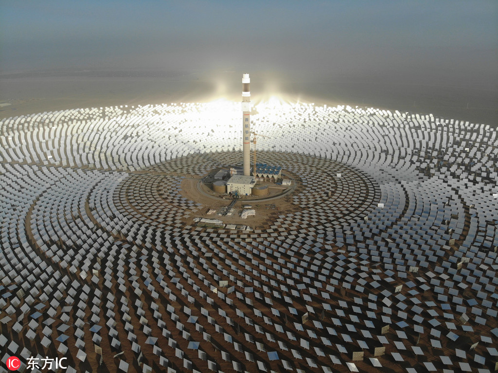 Molten Salt Solar Power Station Largest Of Its Kind Chinadaily cn