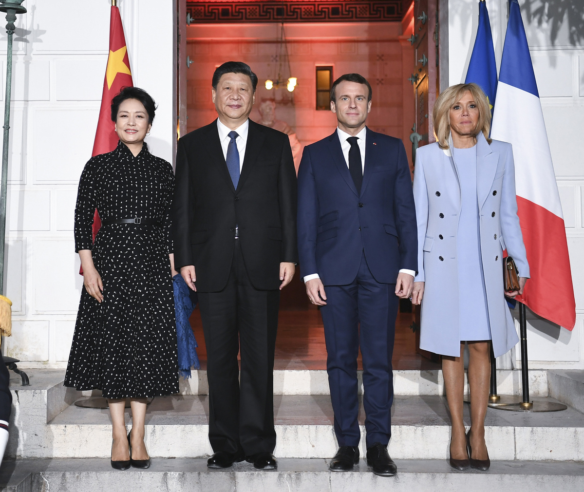 france president macron visit china