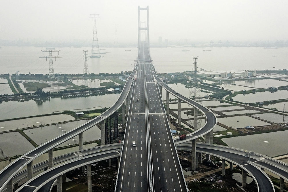 Nansha Bridge to bolster Greater Bay Area - Chinadaily.com.cn