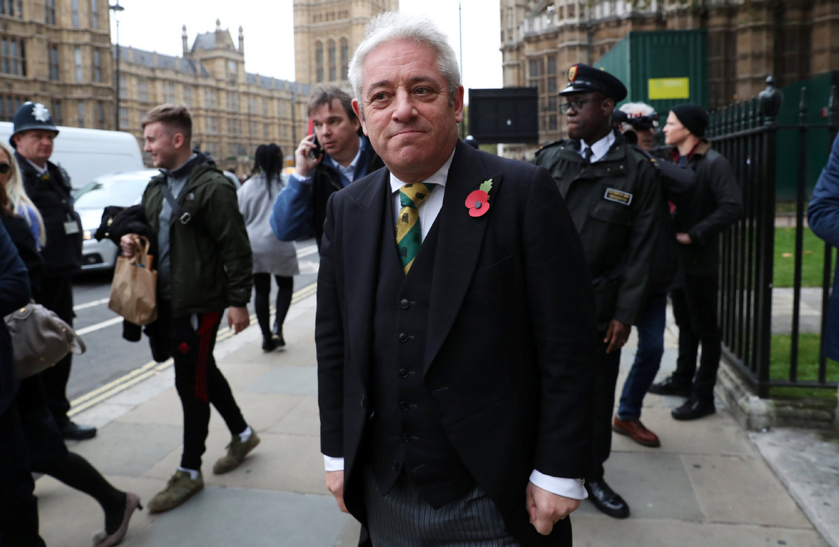 speaker of the house of commons john bercow.