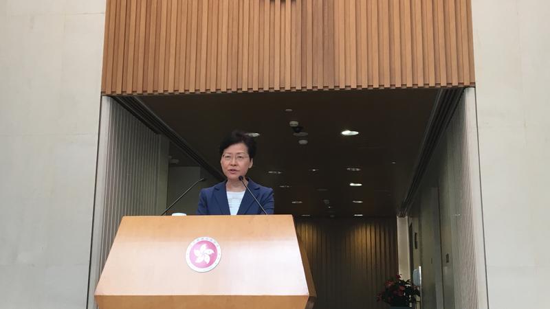 Hong Kong CE appeals to set aside differences, opposes violence