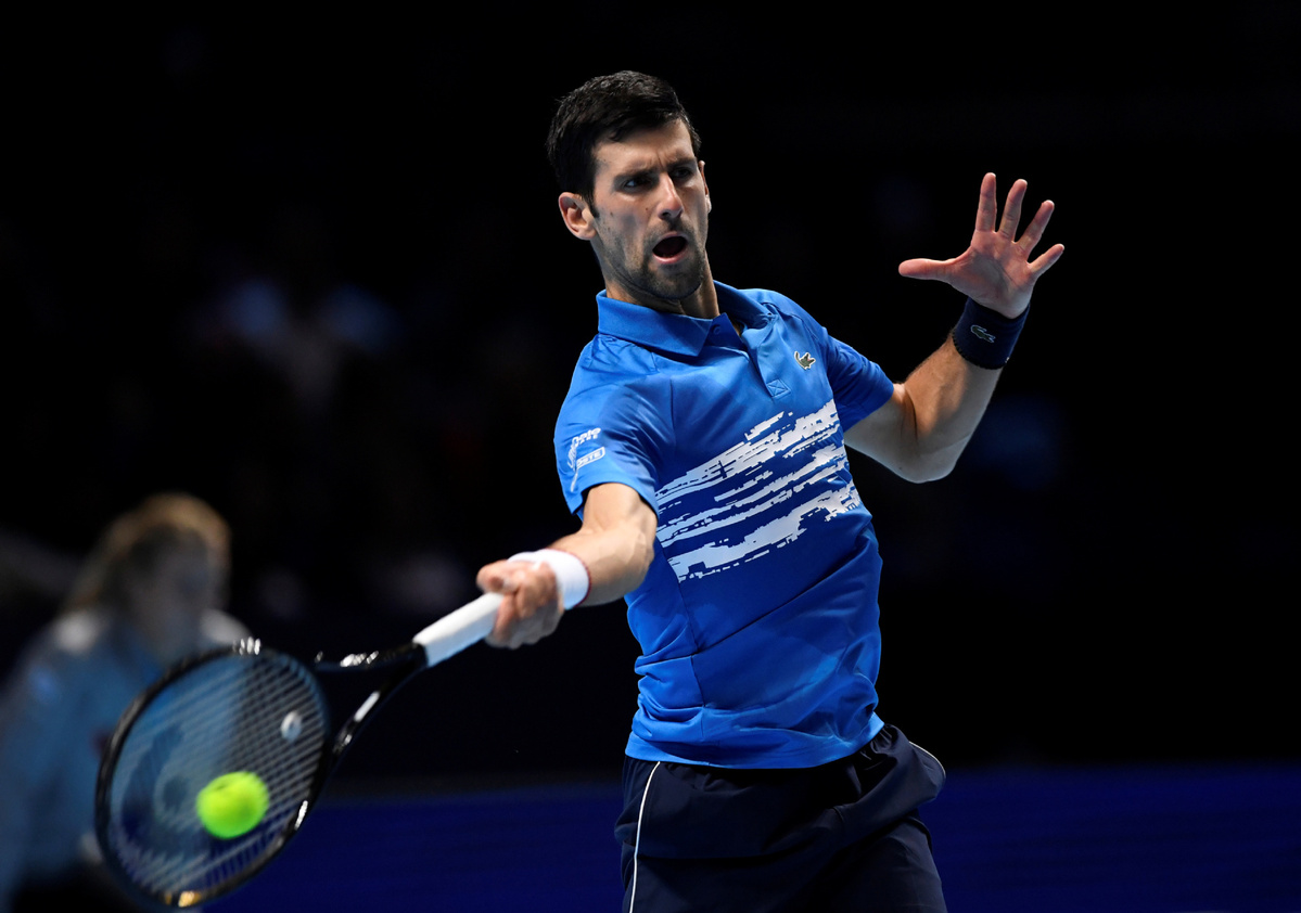 Djokovic eases past Berrettini in opening match at ATP Finals