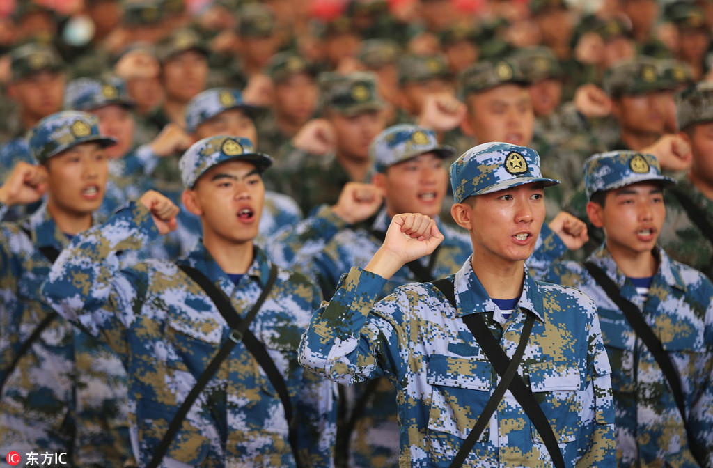 China unveils decision on strengthening military development at primary level