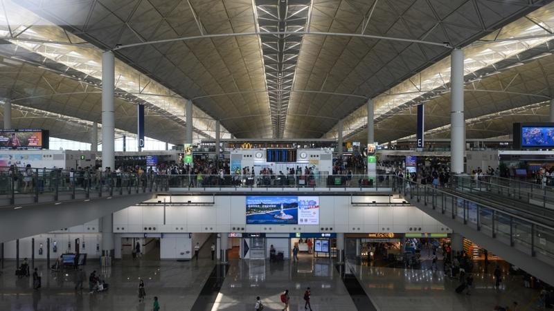 Hong Kong airport sees 4th straight passenger drop in November for unrest