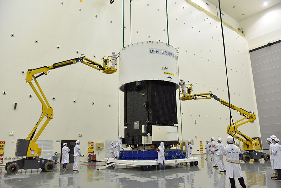 China's largest satellite enters orbit