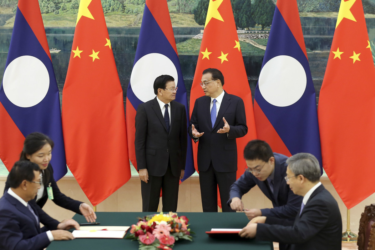 China welcomes PM of Laos - Chinadaily.com.cn