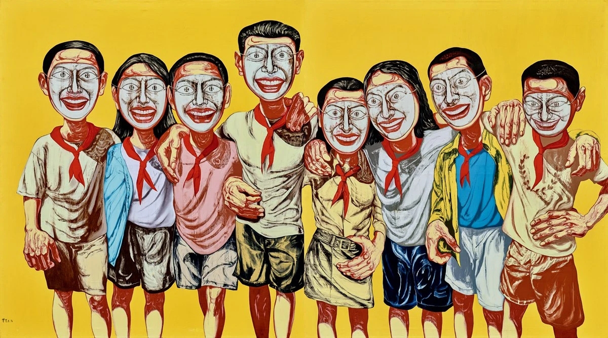 zeng fanzhi paintings