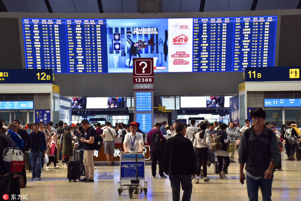 Beijing South rail station tests parking garage - Chinadaily.com.cn