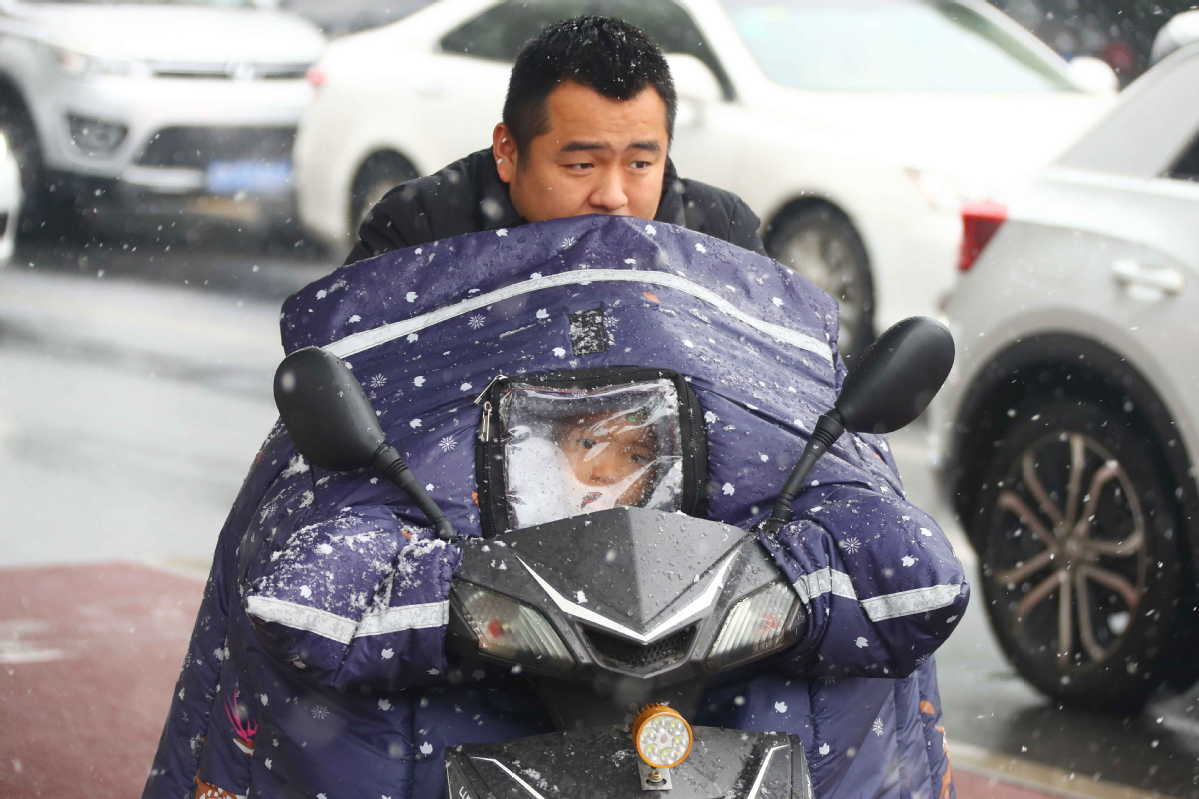 Cold blast brings record low temperatures to 3 provinces - Chinadaily.com.cn