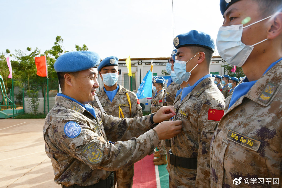 413 Chinese peacekeepers to Mali awarded UN Peace Medal of Honor