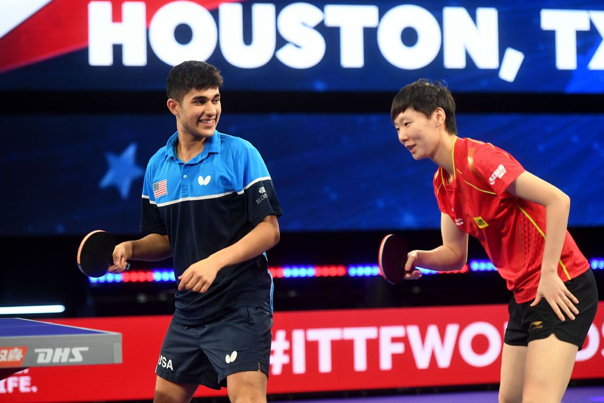 US table-tennis player recounts pairing with Chinese team