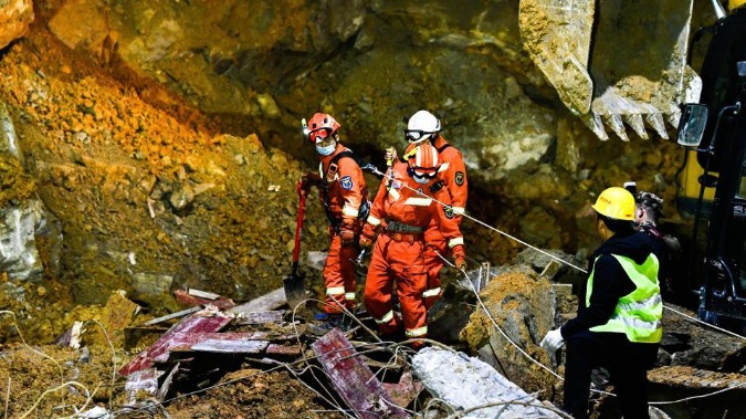 Landslide hits Guizhou hospital construction site - Vimarsana News