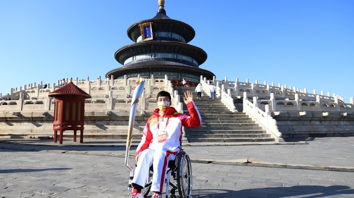 Torch relay sets stage for Paralympics - Vimarsana News
