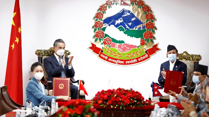 Chinese FM reaffirms friendly policy, win-win cooperation with Nepal - Vimarsana News