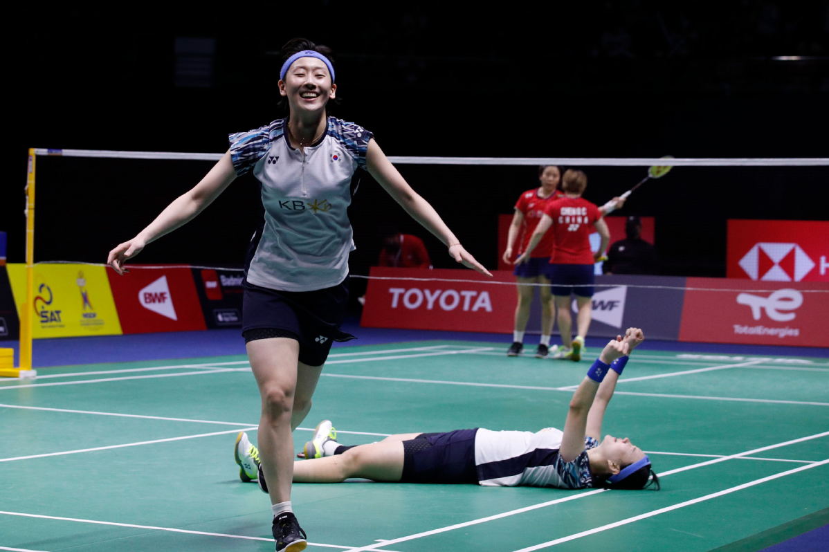 China lose to South Korea in thrilling Uber Cup final