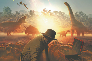 这部电影重新审视了恐龙的灭绝