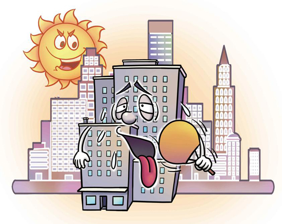 heat wave clipart