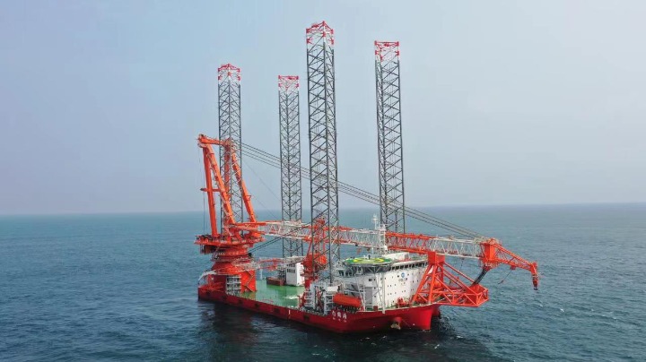 Wind power installation platform delivered - Vimarsana News