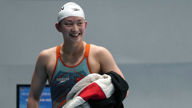 Li Bingjie sets Asian record in 1,500m free, national mark in 200m free - Vimarsana News