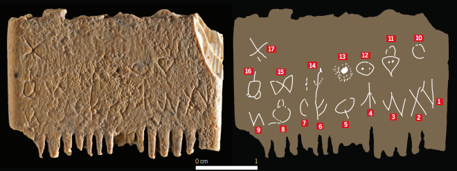 3,700-year-old inscription on comb is oldest sentence in earliest alphabet - World - Chinadaily.com.cn