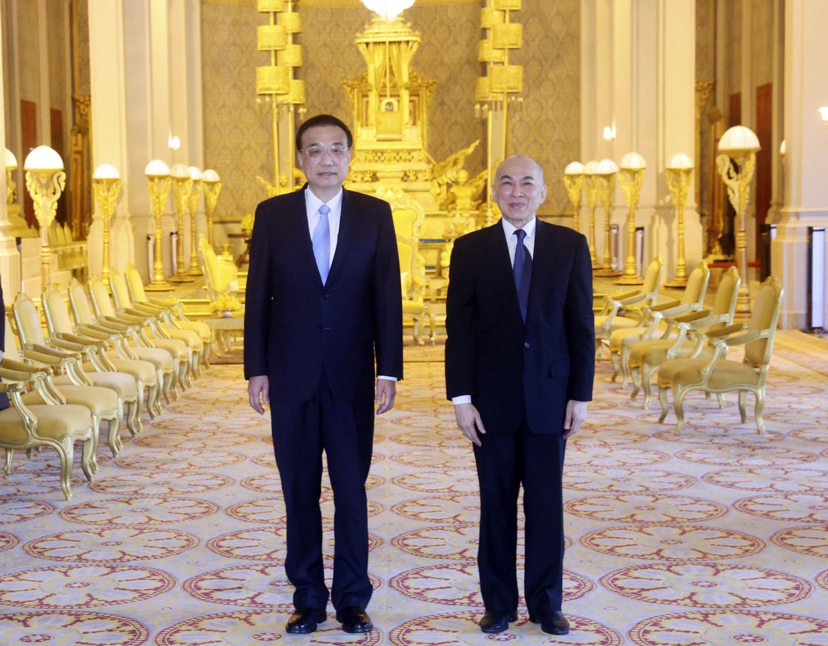 Chinese Premier Meets Cambodian King World Chinadaily Com Cn   636e4f0ea31049178c902d5f 